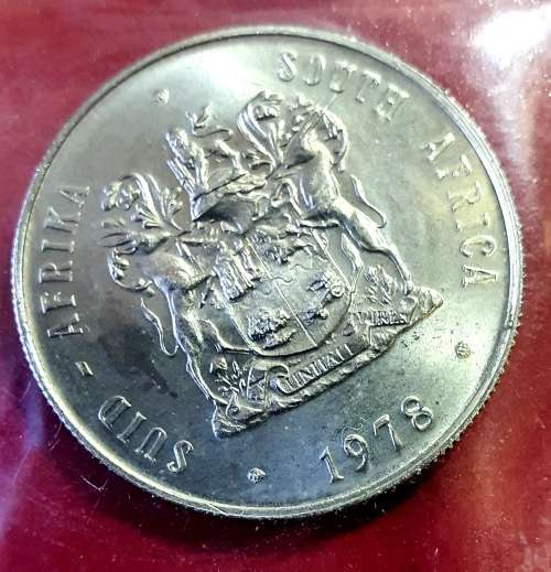 1978 SOUTH AFRICA UNC PROOF LIKE MINT SET  AS ISSUED BY SA MINT EXCEPTIONAL TONING