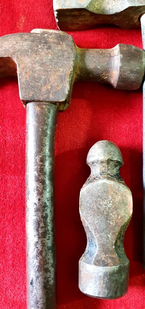ANTIQUE HAMMER COLLECTION 5 X  ( 1800s to 1920s)