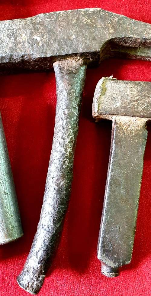 ANTIQUE HAMMER COLLECTION 5 X  ( 1800s to 1920s)