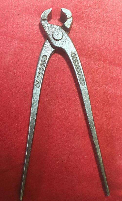 ANTIQUE BLACKSMITH CLIPPER PLIERS . GERMANY