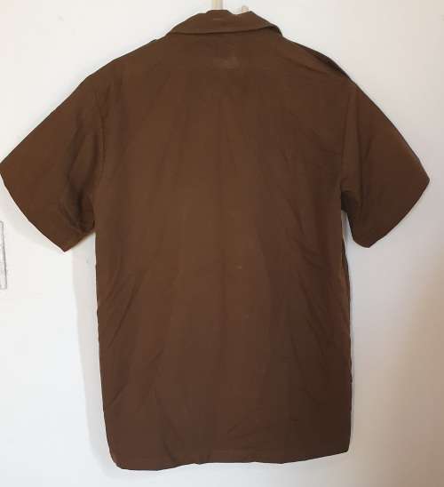 1988  INTAKE .SADF NUTRIA SHORT SLEEVE SHIRT .  SIZE LARGE.