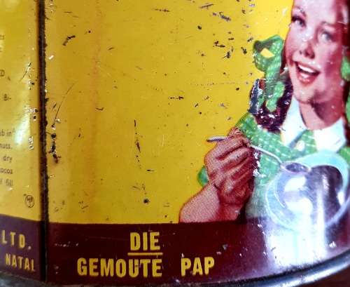 ANTIQUE MALTABELLA GEMOUTE PAP. 2 POND TIN !! SCARCE FIND !!