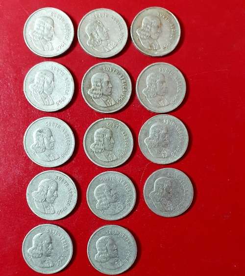 1965 5 CENT COINS  14  X  .(11 X ENG / 3 X AFR. ) EXCEPTIONAL CONDITION ! ONE BID FOR ALL !!