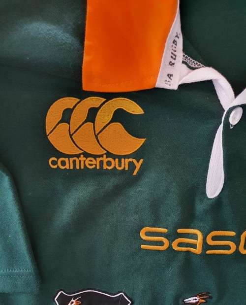 1906 T0 2006 CELEBRATING 100 YEARS SPRINGBOK RUGBY JERSEY LIMITED EDITION WITH CERTIFICATE. 286/3000