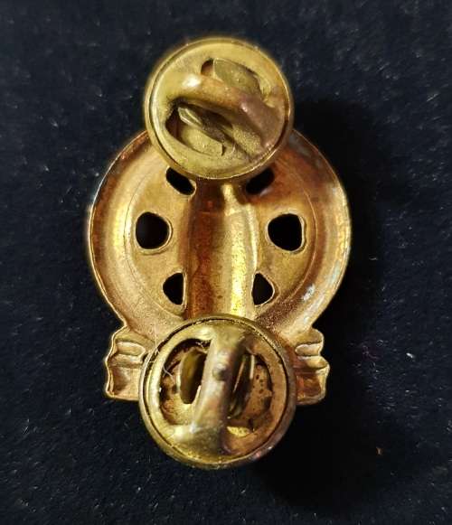 SADF TDK / TSC  POCKET BADGE ( T . SERVICES ) BRONZE