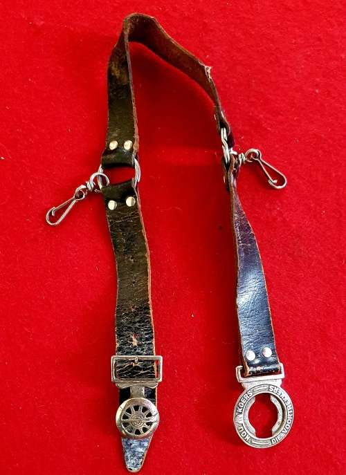 1930s VOORTREKKER LEATHER BELT AND BUCKLE COMPLETE.