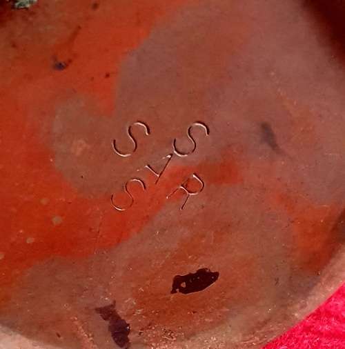 ANTIQUE SAS / SAR BRASS / COPPER/  PORCELAIN OIL LAMP .