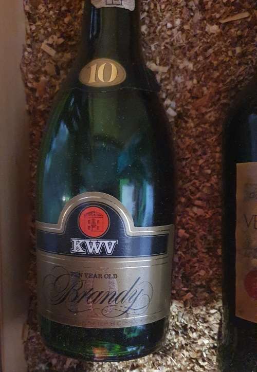 KWV 60 YEARS ANNIVERSARY LIMITED RELEASE. 1978. (1 X1965 PORT, 1 X10YEAR BRANDY,1 XVERY OLD SHERRY )