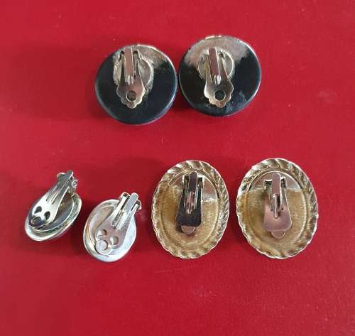 ANTIQUE TO VINTAGE  STUNNING EAR RINGS. 3 X
