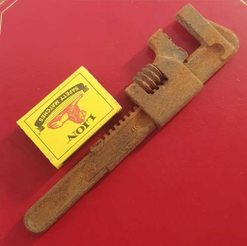 ANTIQUE MINIATURE MONKEY WRENCH.