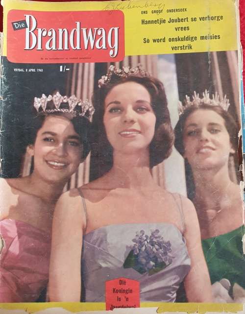 8 APRIL 1960. DIE BRANDWAG  MAGAZINE. BIG FORMAT. A3.