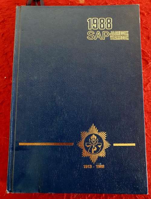 SAP 1988 YEAR BOOK . A4 SIZE. 500 PAGES. EMBOSSED LEATHER LIKE COVER.
