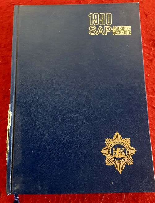 SAP 1990 YEAR BOOK . A4 SIZE. 500 PAGES. EMBOSSED LEATHER LIKE COVER.