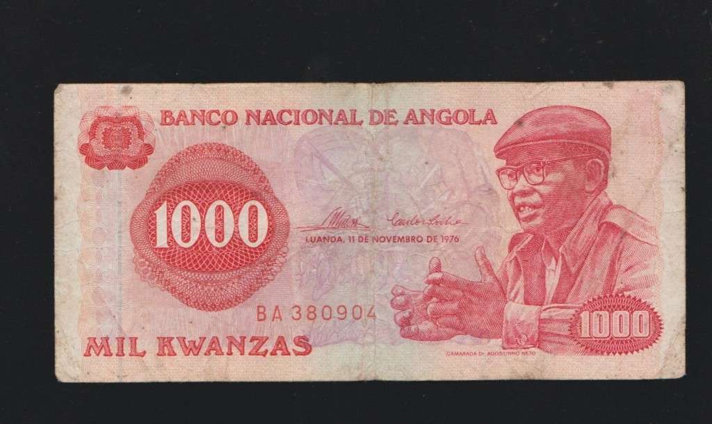 1000 KWANZAS ANGOLA. 11 NOVEMBER 1976. BA380904