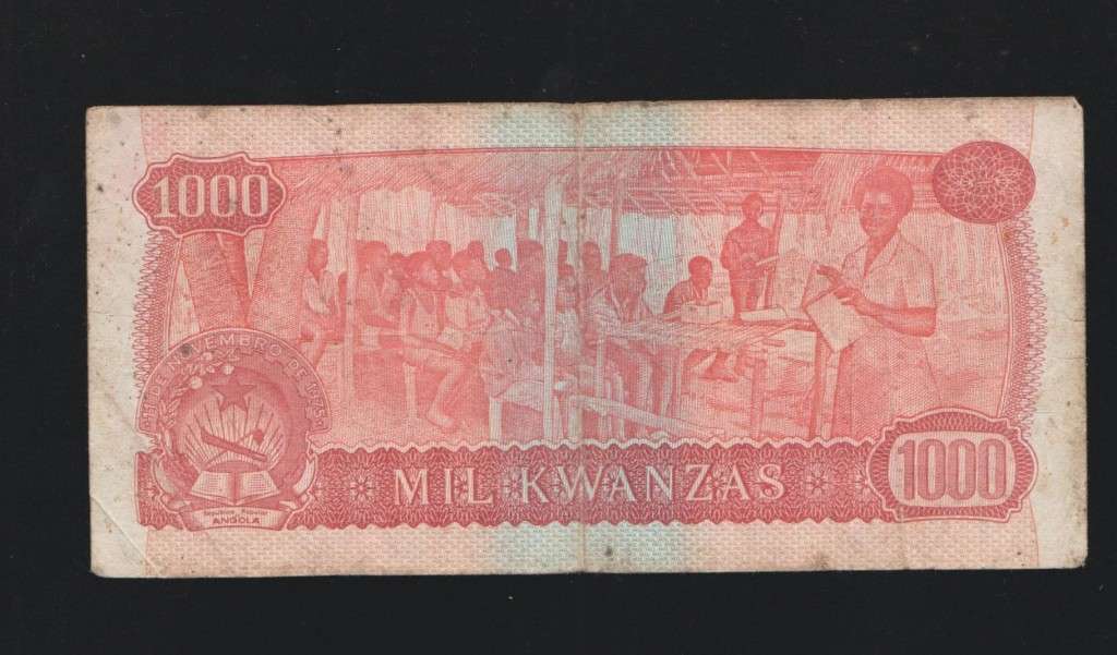 1000 KWANZAS ANGOLA. 11 NOVEMBER 1976. BA380904