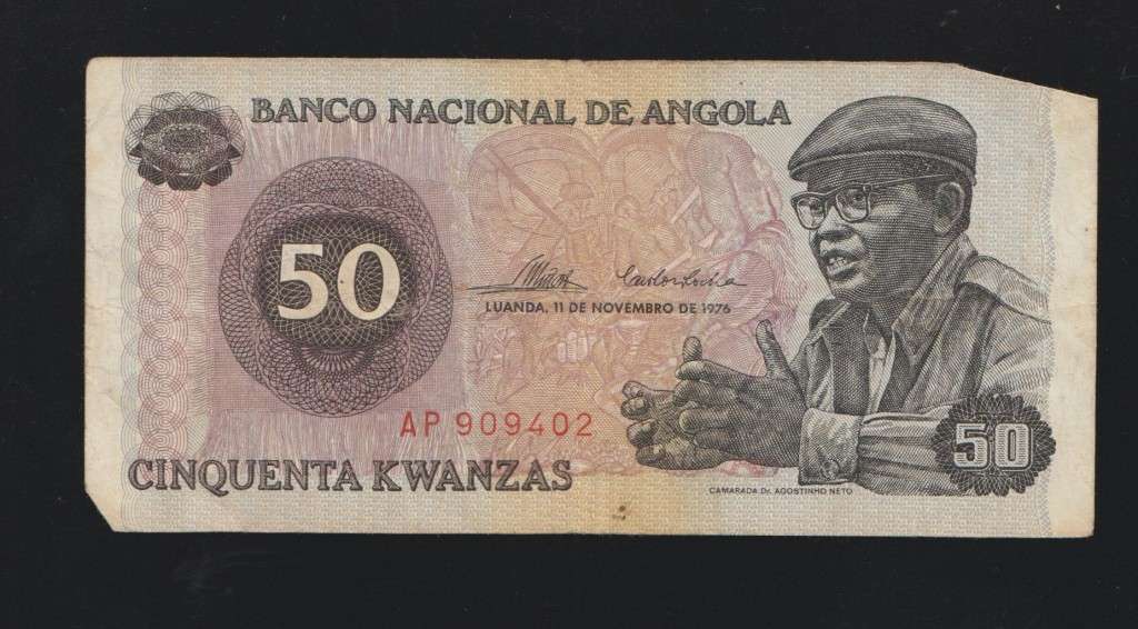 50 KWANZAS ANGOLA. 11 NOVEMBER 1976 . AP909402
