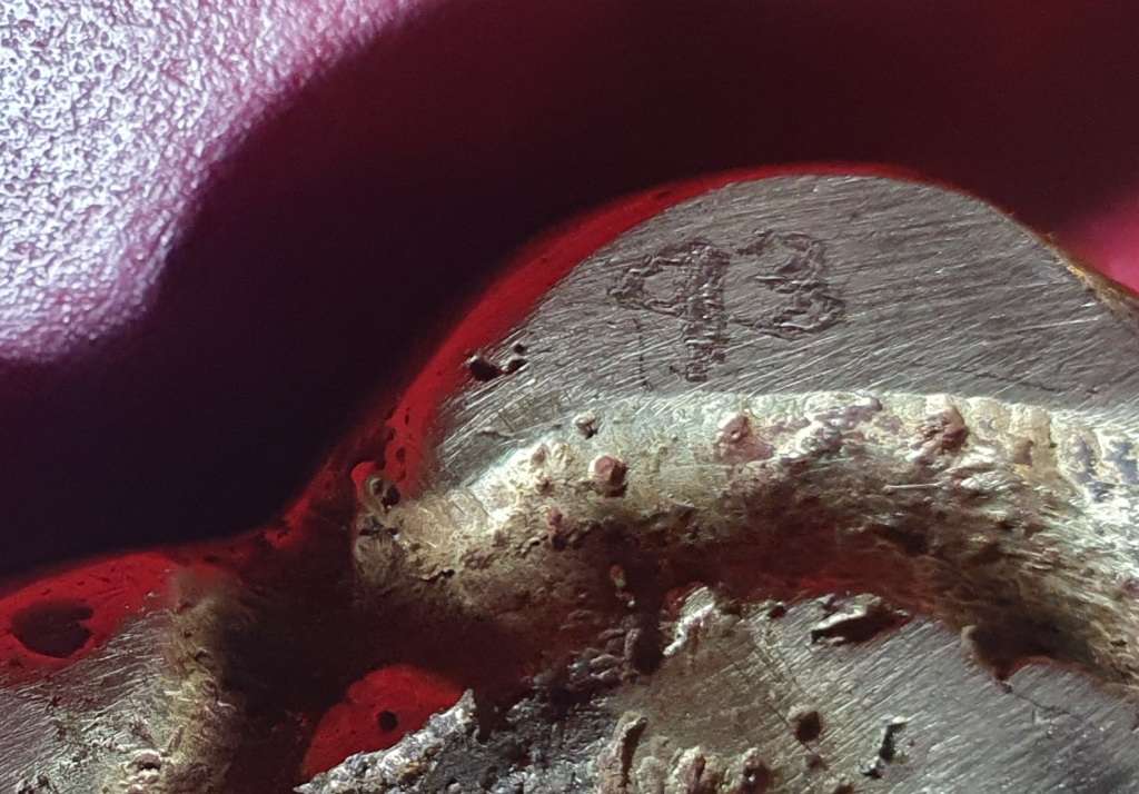 HUGE 32 BATTALION BUFFALO . SOLID BRASS. MADE FROM R1. / 7.62MM SHELLS.