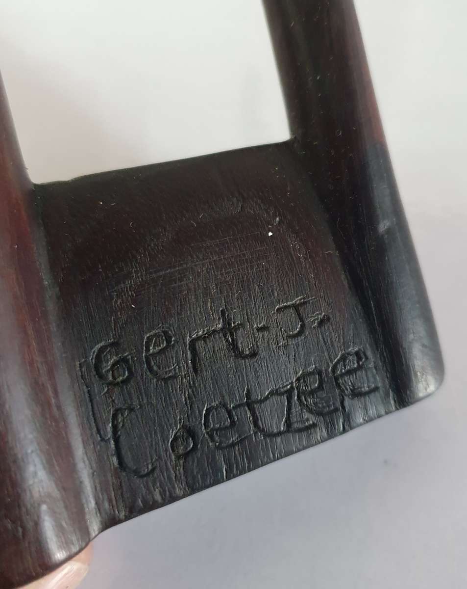 ANGLO BOER WAR. POW SMOKING PIPE. BERMUDA. GERT COEZEE.