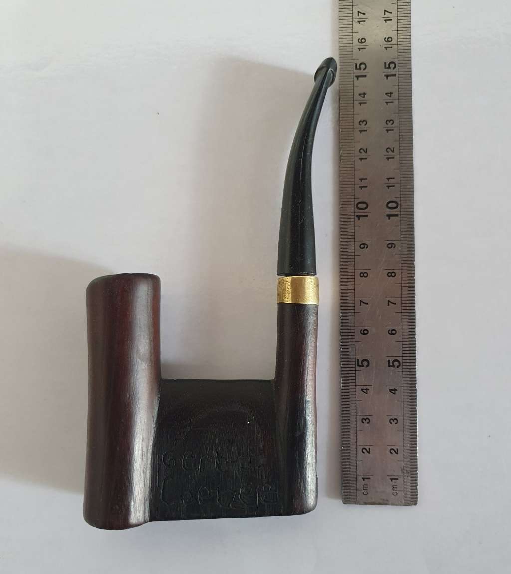 ANGLO BOER WAR. POW SMOKING PIPE. BERMUDA. GERT COEZEE.