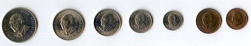 COIN COLLECTION OLD SA COINS. 7 X COINS.