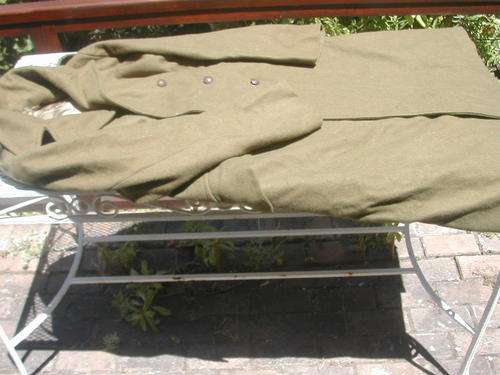 OFFICERS WOOL COAT. OLD SADF. "AAP JAS"  COLLECTORS ITEM!!!!!