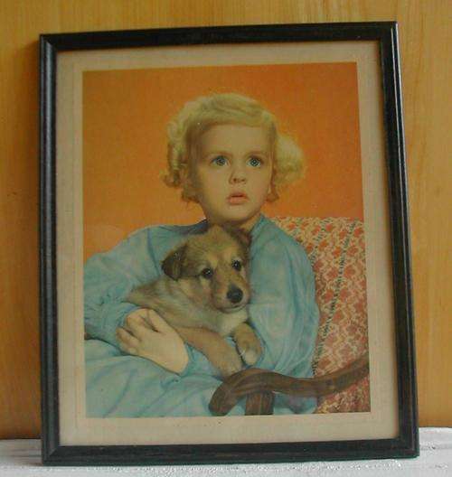 ANTIQUE FRAMED PICTURE. A MUST HAVE!!