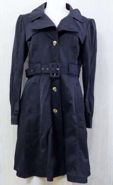 Dark blue Woolworths trench coat - Size : 12 - Secondhand