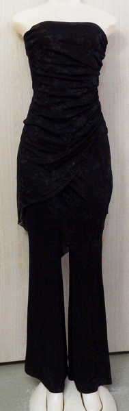 Beautiful black Truworths cat suit with floral pattern - Size : 28