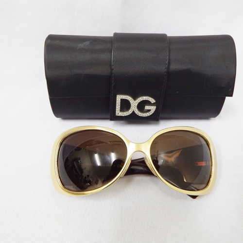 Authentic DOLCE & GABBANA  sunglasses DG 2062 249/13 Gold - in original case