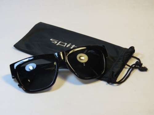 Pair of fashion sunglasses in Spitfire bag