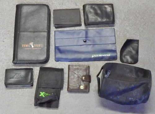 Lot of bags and wallets