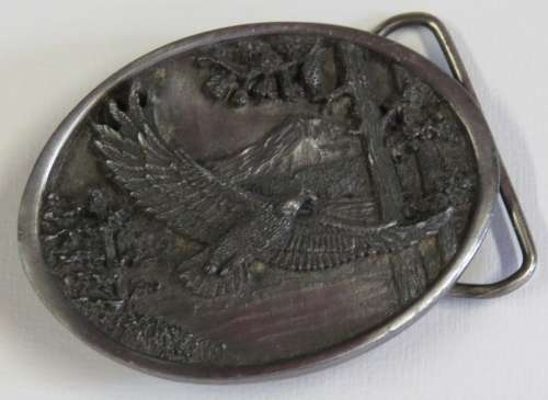 Vintage CJ1022 Eagle belt buckle