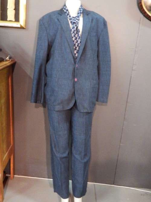 Blue Michael Laurenz suite - Polyester/viscose - Size: Small - Tie not included