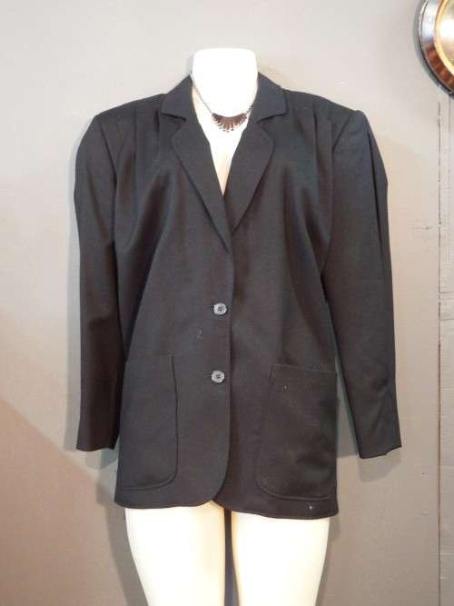 Miss Cassidy  pure wool black ladies jacket - Size: 8 - Jewellery not included