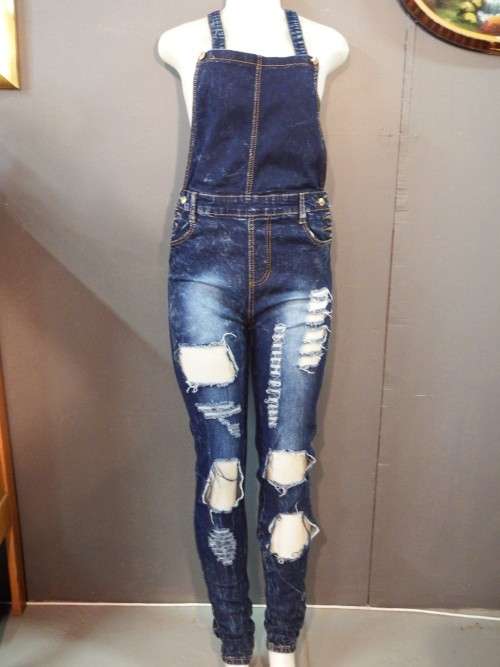 Brand new Rainbow Nation dungaree - Size 34 - 65% cotton, 35% polyester - No button holes