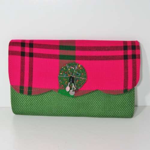 African inspired clutch bag - 20 x 32 cm