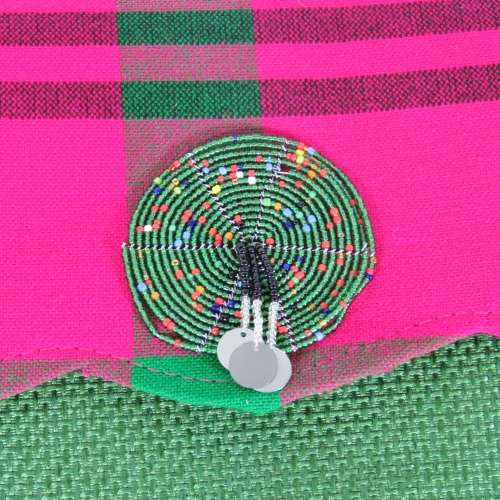 African inspired clutch bag - 20 x 32 cm