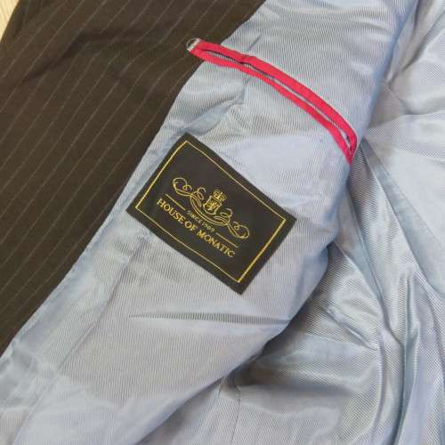 House of Monatic pin stripe jacket and trousers - Sizes in description below