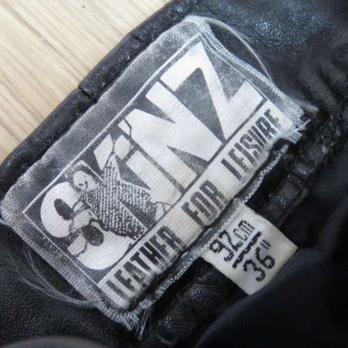 Skinz leather trousers - Size 36 - Good condition - Inner leg 68 cm