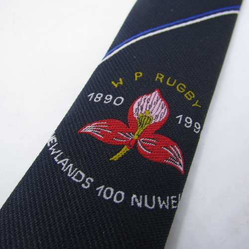 1890-1990 WP Rugby Newlands 100 years commemorative tie - 134cm