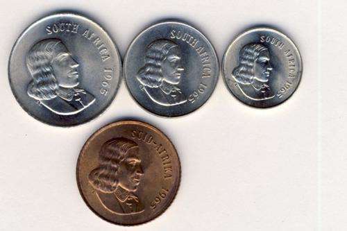 1965 set with 2 cent - 5 cent - 10 cent & 20 cent as per scan
