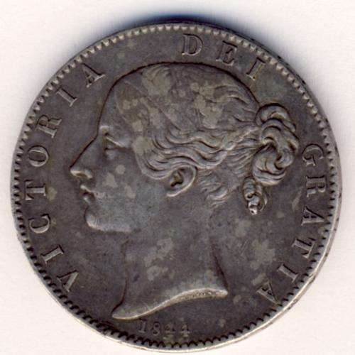 Great Britain 1844 Silver Crown - Early Victorian
