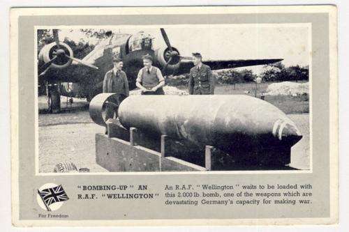 Bombing up R.A.F wellington