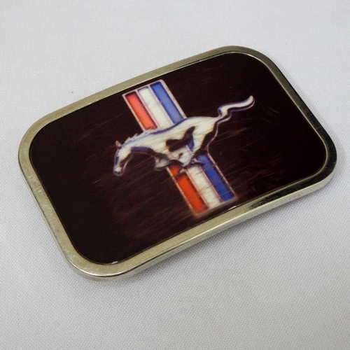 Mustang belt buckle made by Buckle-Down
