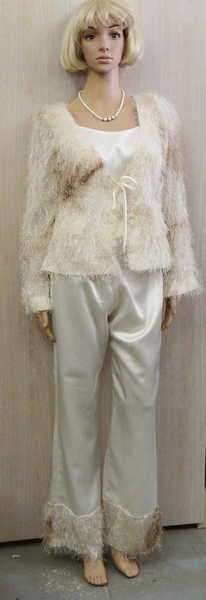 Genuine Vintage ladies suit - Jacket , Top and pants - Very good condition - Looks like a Medium