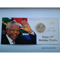 COLLECTORS LIMITED EDITION 2008 NELSON MANDELA 90TH BIRTHDAY R5 COIN PACK- GET YOURS NOW!!!!!!!!!!