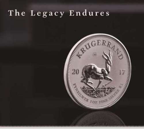 2017 NEW SILVER KRUGERRAND 1oz coin Premium Uncirculated + Free SA Mint Krugerrand 50 year token