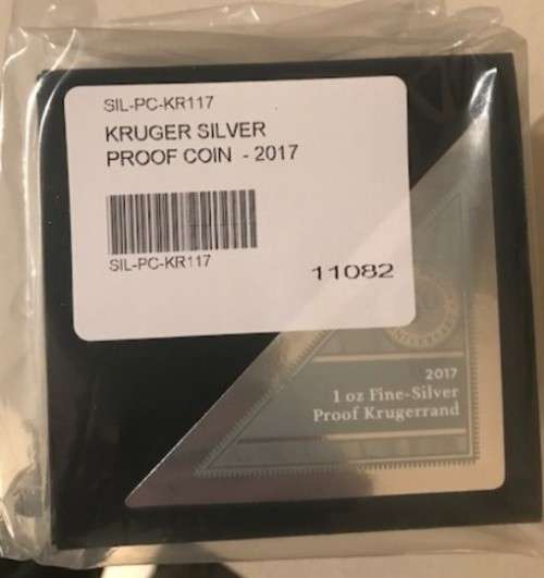 For VDOUBSA23 only 2017 Proof Silver 1oz Krugerrand coin limited availability VERY SOUGHT AFTER