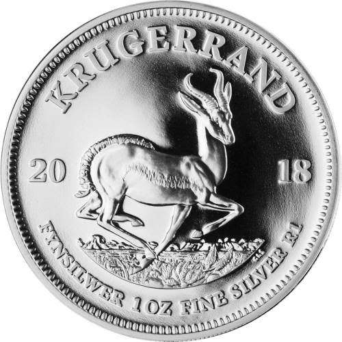 2018 South Africa Silver Proof Krugerrand 1oz coin SEALED