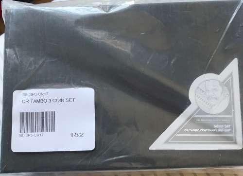 2017 OR Tambo 3 coin set includes proof R5